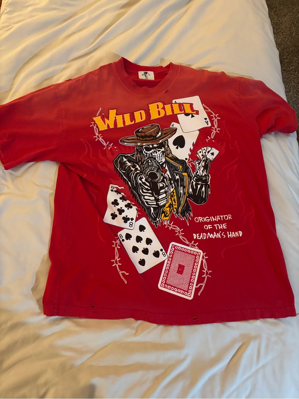 Warren lotas Wild Bill Graphic Tee in Red xl